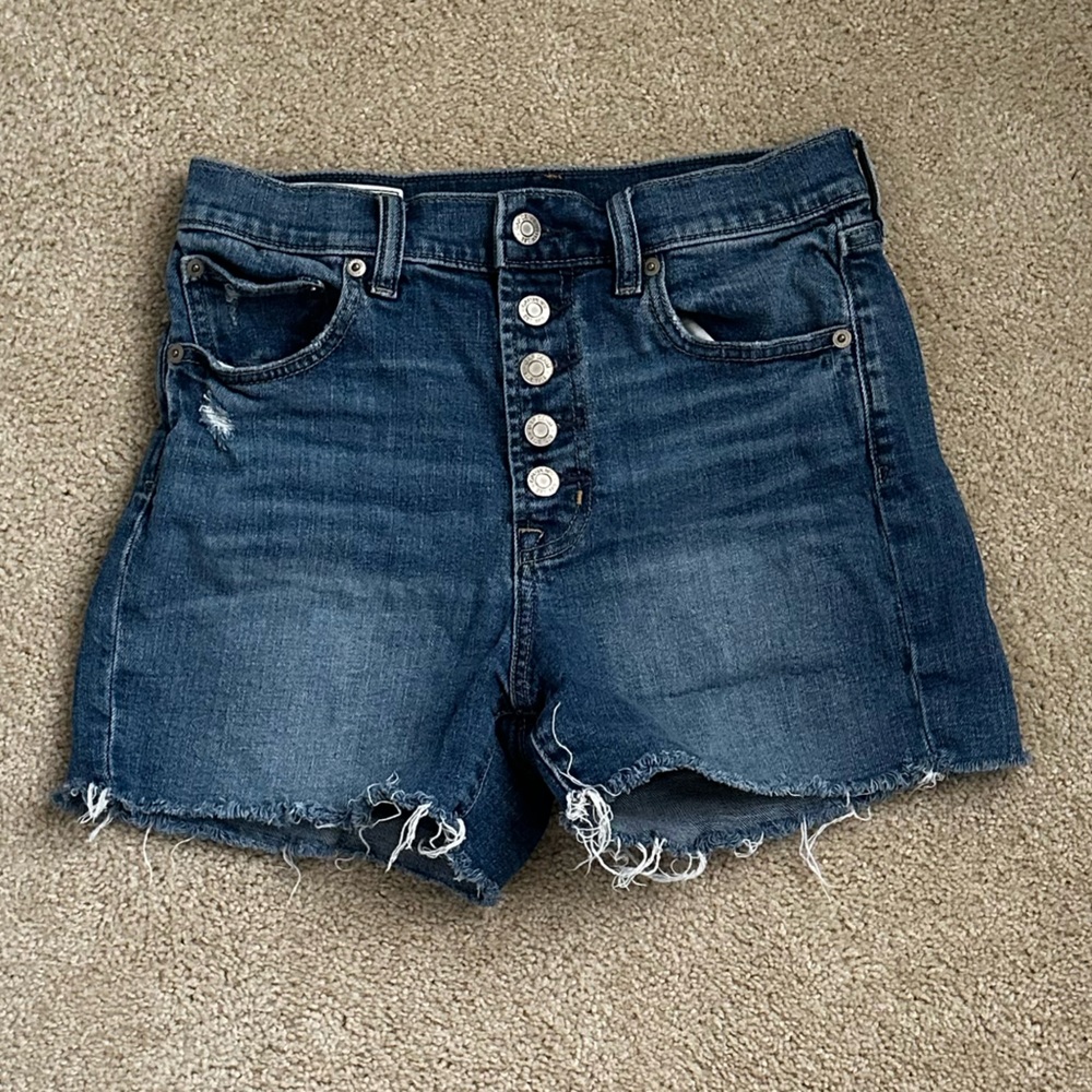 GAP Women’s High Rise Blue Jean Shorts